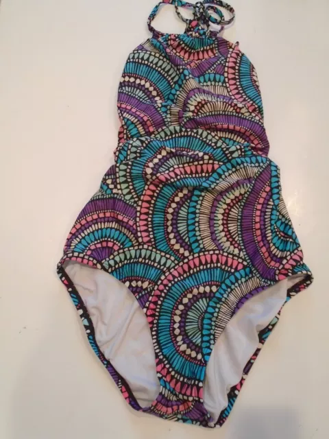 Laundry By Shelli Segal Swimsuit Womens Size Small Strappy Back One Piece