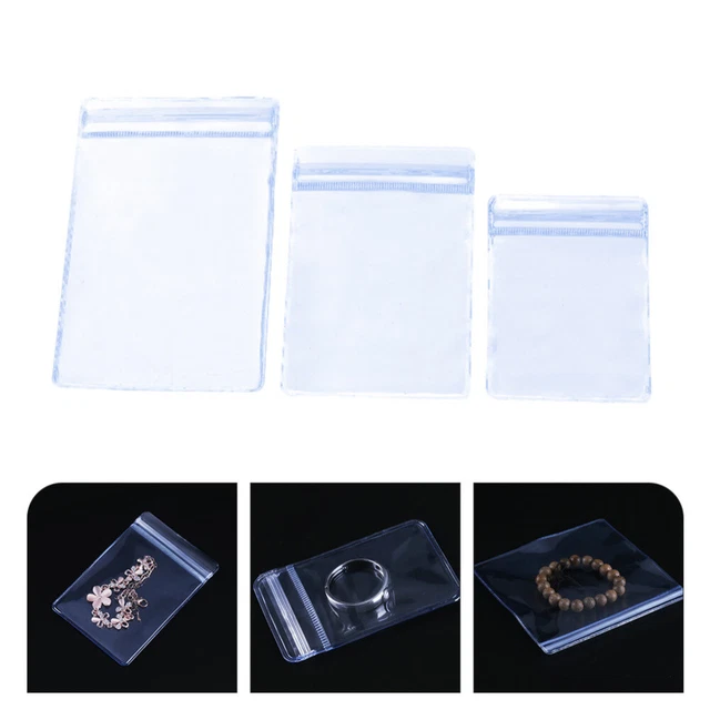 Sacchetto Gioielli Cerniera PVC Sacchetto Politiche In Plastica Addensamento Campione