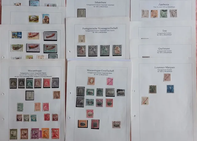 Briefmarken ehem. Portugiesische Kolonien u. a. Macambique
