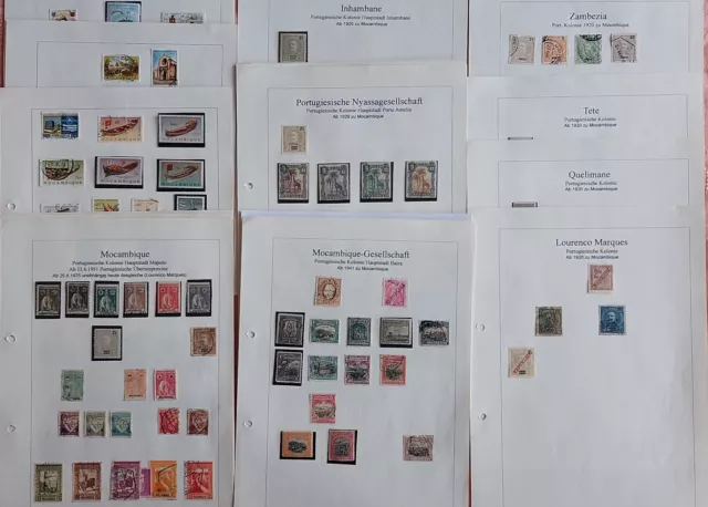 Briefmarken ehem. Portugiesische Kolonien u. a. Macambique