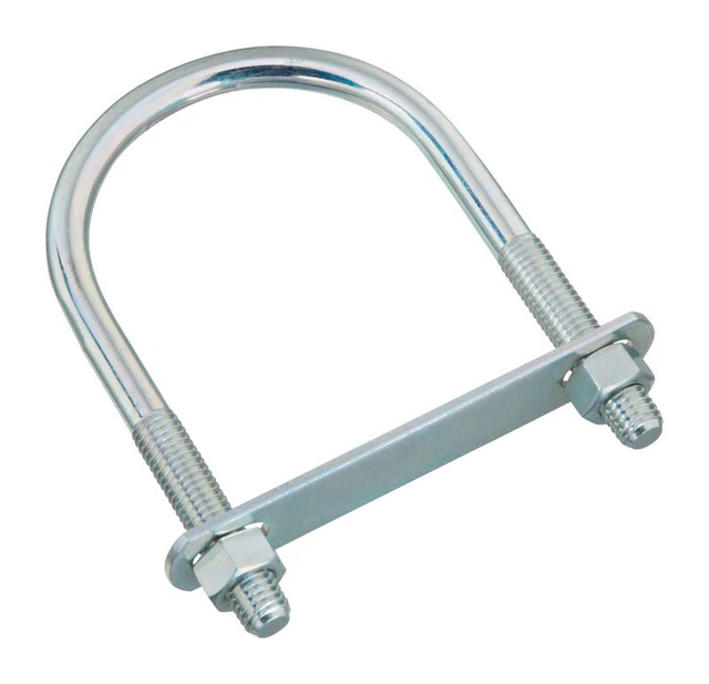 National Hardware N347-815 Zinc U-Bolt 1/2 x 3-1/2 x 6 in. with Plate/Hex Nuts
