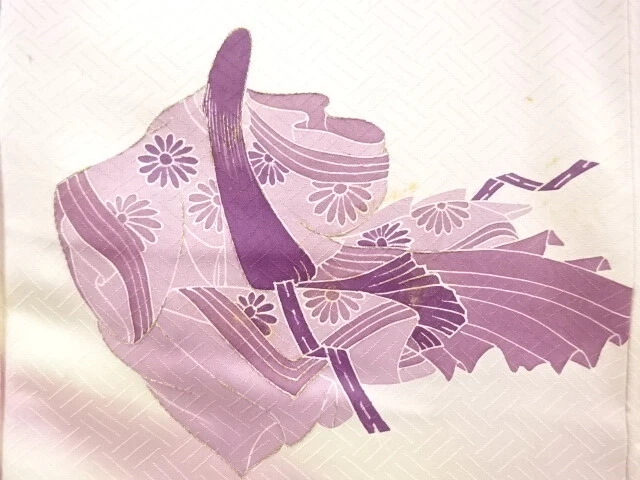 6511847: Japanese Kimono / Antique Kimono / Embroidery / Juni-Hitoe