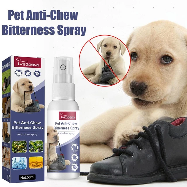 Spray antimasticable para mascotas dejar morder perro/gato masticar seguridad para mascotas W2A5