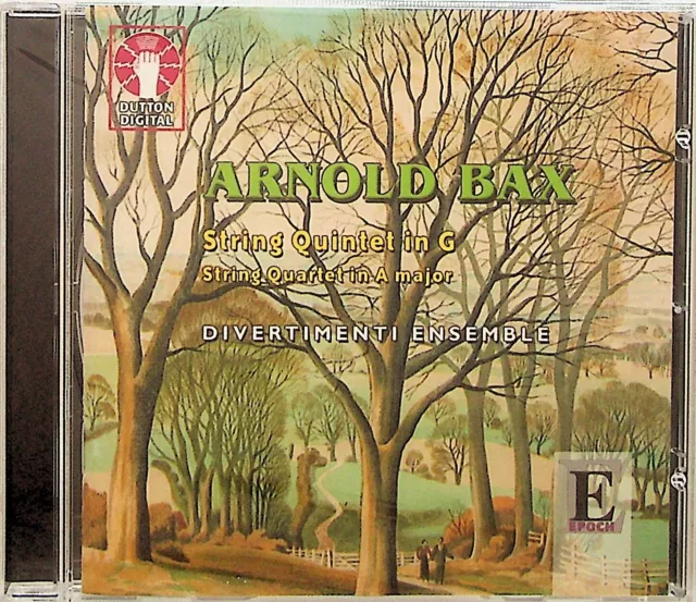 Arnold Bax - String Quintet in G & Quartet in A - Divertimenti Ensemble CD NEW