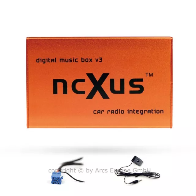 USB DMC AUX MP3 changer ncXus V3 Pro VW Seat Skoda Ford MFD Navi MCD Alana  Aura £51.97 - PicClick UK