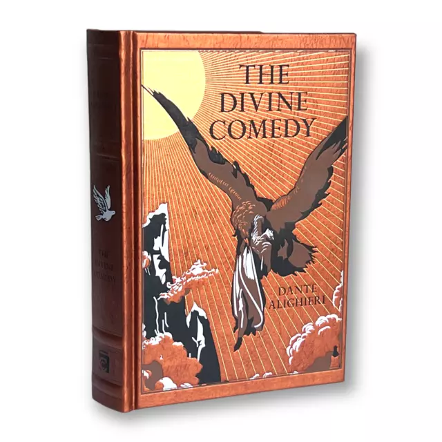 THE DIVINE COMEDY Dante Alighieri Illustrated Gift Leather Bound HARDCOVER BOOK