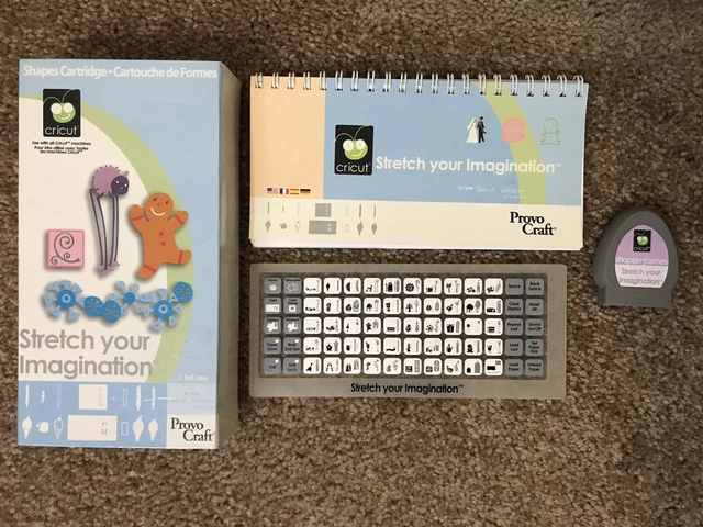 Cartucho Cricut Stretch Your Imagination Shapes Cartucho Provo Craft Completo