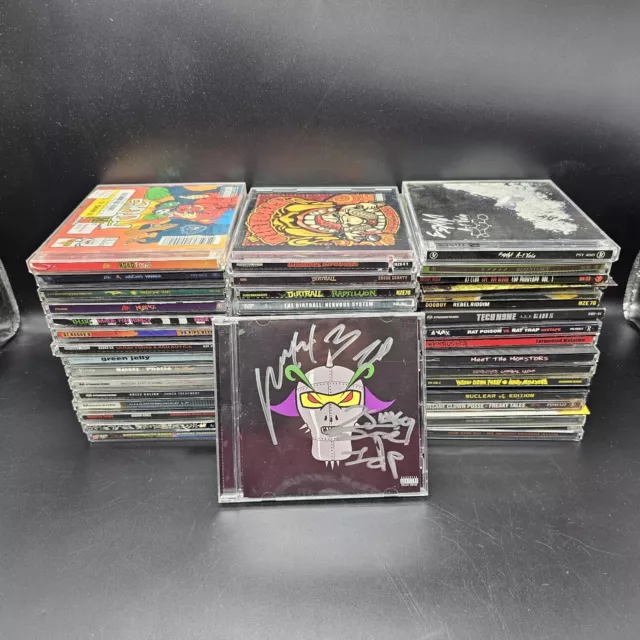 Psychopathic Records CD Lot 50+ ICP And More Signed Autographs Read Description Psychopathic Records CD Lot 50+ ICP And More Signed Autographs Read Description