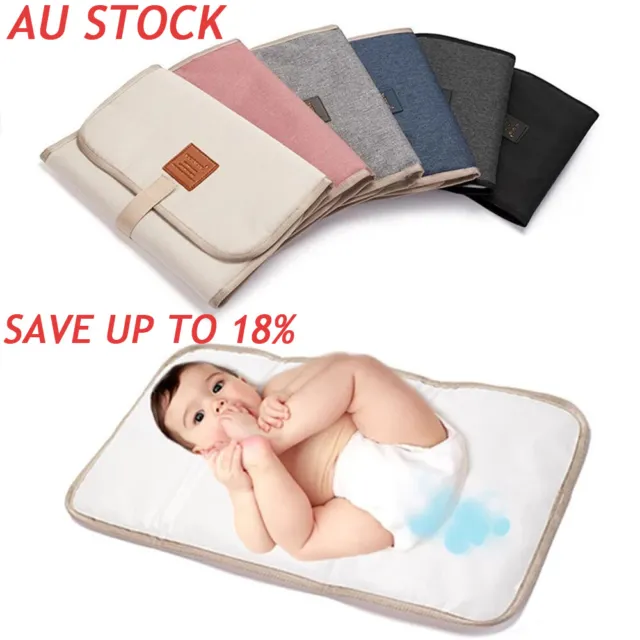 Waterproof Portable Baby Diaper Travel Home Change Changing Mat Pad Nappy Bag AU