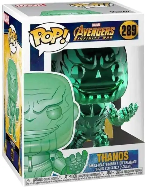 Avengers Infinity War: Funko Pop! - Thanos #289 GREEN VERSION SPECIAL EDITION