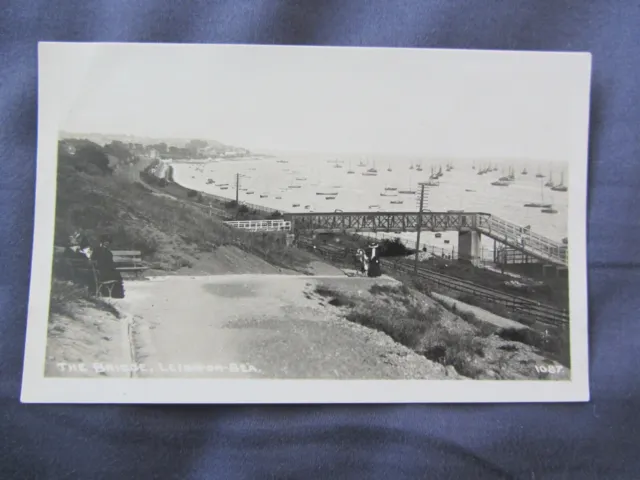 The Bridge, Leigh-on-Sea, Essex postcard, 1927