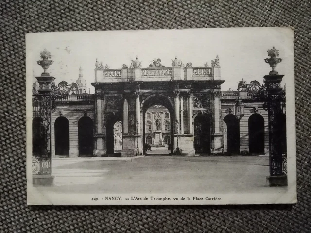 Cpa Nancy L Arc De Triomphe