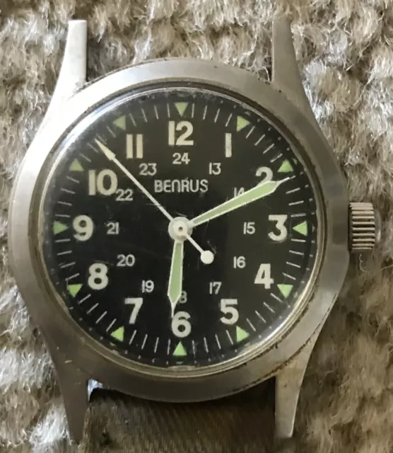 Benrus MIL-W-46374 Military General Purpose Field Mens Wristwatch