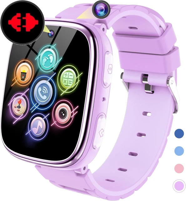 SMARTWATCH BAMBINI - Orologio Telefono per Ragazzi Con Chiamata SOS Giochi  Conta EUR 61,17 - PicClick IT