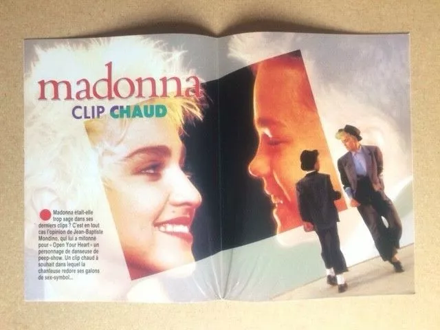 MADONNA Original Vintage French Poster Geant Magazine Postermag Avril-Mai 1987 2