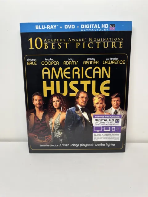 American Hustle - Blu-ray + DVD - Christian Bale - Jennifer Lawrence