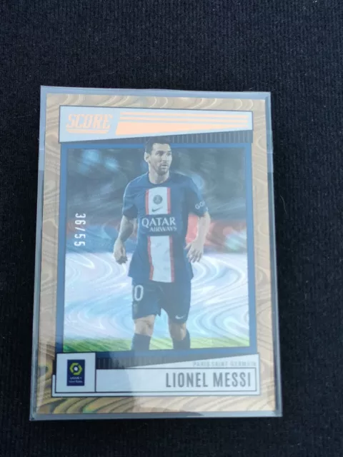 panini score ligue 1 MESSI brown swirl /55  PSG