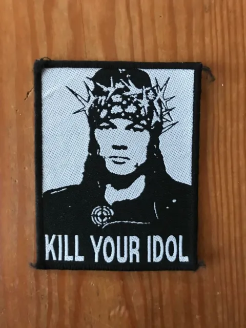 VINTAGE 1990s N.O.S. GUNS N' ROSES Kill Your Idol patch aufnäher Axl Rose RARE!!