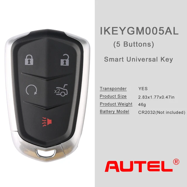 AUTEL MAXIIM IKEY Premium IKEYGM005AL Fit For GM Cadillac Universal Smart Key