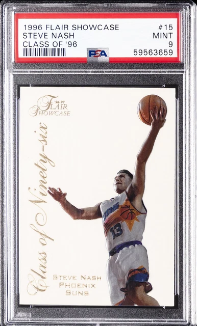 1996-97 FLAIR SHOWCASE Class of '96 #15 Steve Nash Phoenix Suns