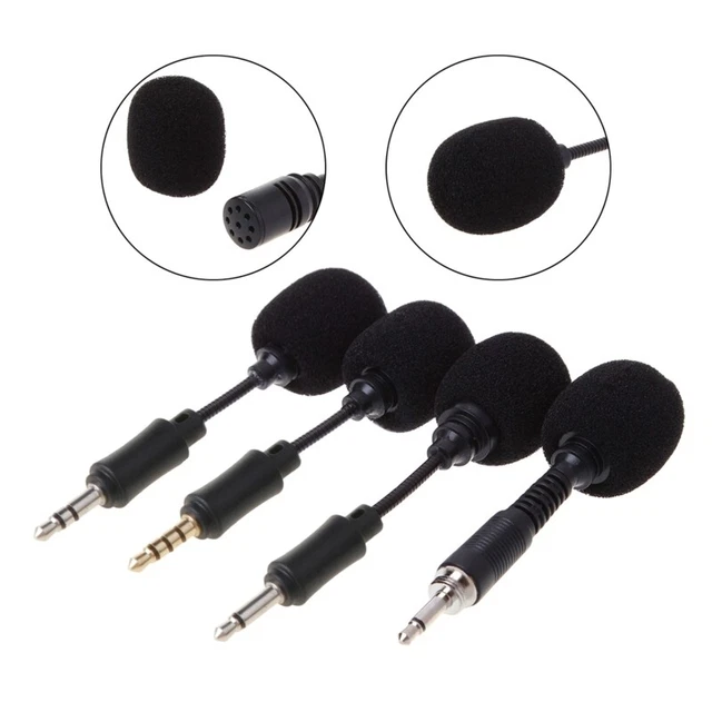 Mobile phone Mini 3.5mm Interface Flexible Microphone Stereo For phone 3