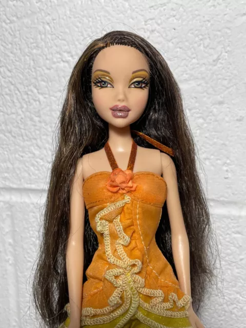 Barbie My Scene Juicy Bling Nolee Doll Super Long Hair Rare