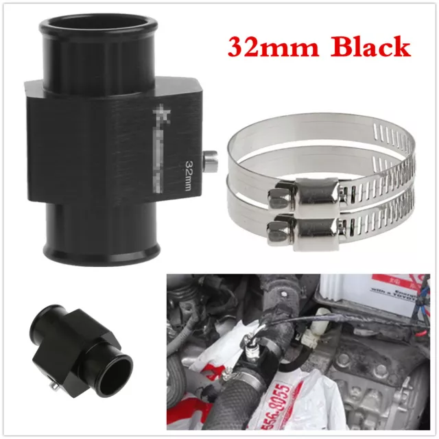 32mm Car Water Temperature Temp Sensor Gauge Radiator Hose Joint Pipe Adapter