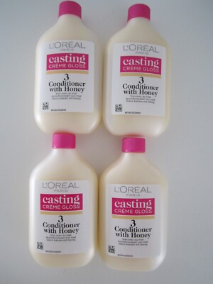 L'OREAL PARIS CASTING Creme Gloss Conditioner Travel 4 x 60 ml size ...