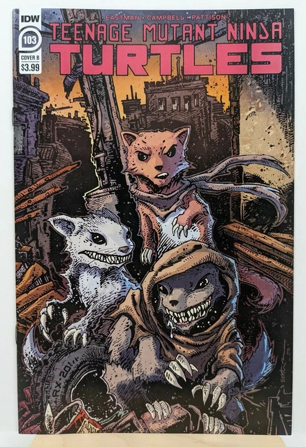 TEENAGE MUTANT NINJA TURTLES #103 Eastman Cover B NM IDW 2011 TMNT