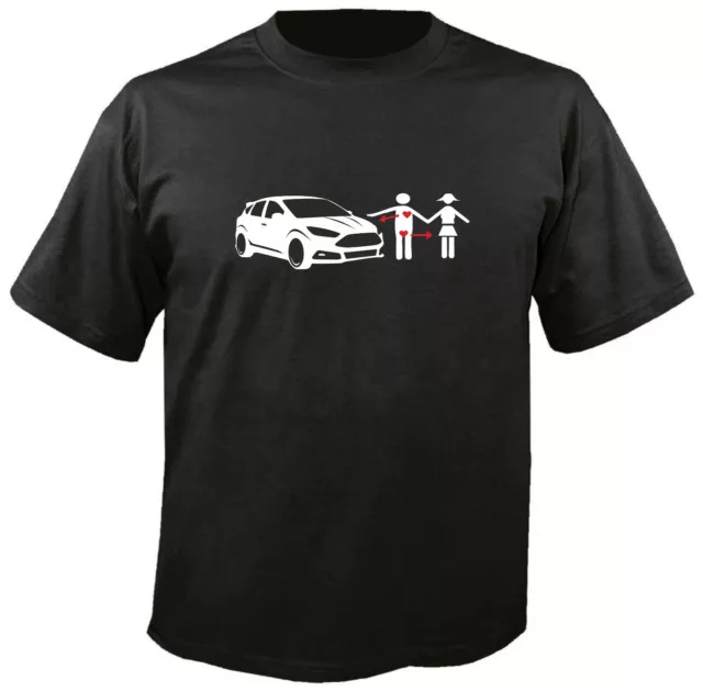 T-SHIRT * I LOVE MY Ford Fiesta ST turbo RS Gr: M-3XL