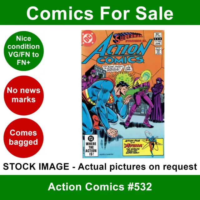 DC Action Comics #532 comic - VG/FN+ 01 June 1982