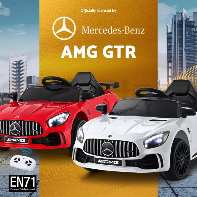 Kids Ride On Car Mercedes-Benz AMG GTR Electric Toy Cars 12V