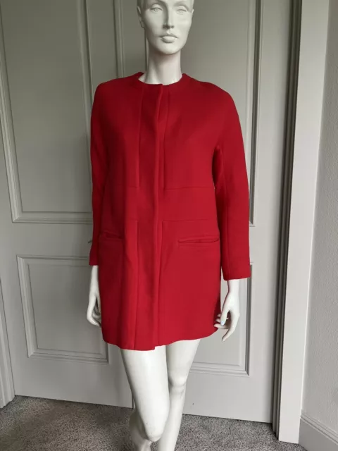 manteau rouge zara