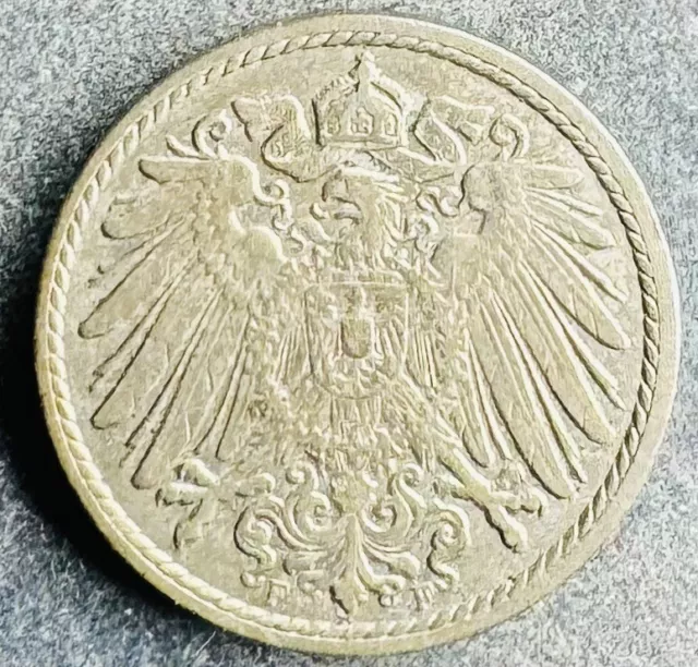 5 Pfennig 1914 F Deutsches Reich Wilhelm II KM#11 K050224/0E