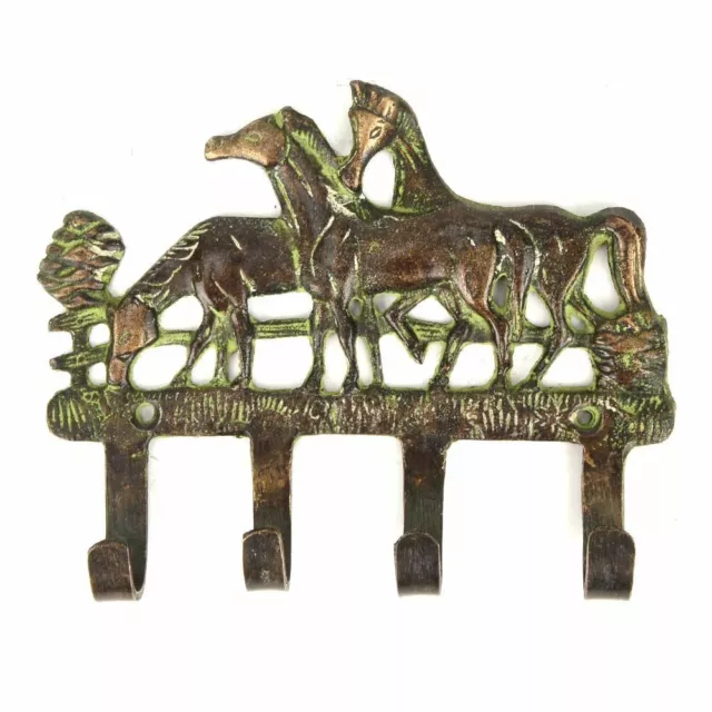 Coat Hanger Hooks for Wall Multicolor Antique Coat Rack Brass Wall Hooks Horse