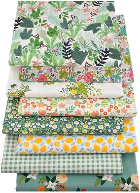 Tela MIDUOLA, 8 piezas/lote de paquetes de tela de cuarto de grasa 100 % algodón 20"" x 20"" 50 cm