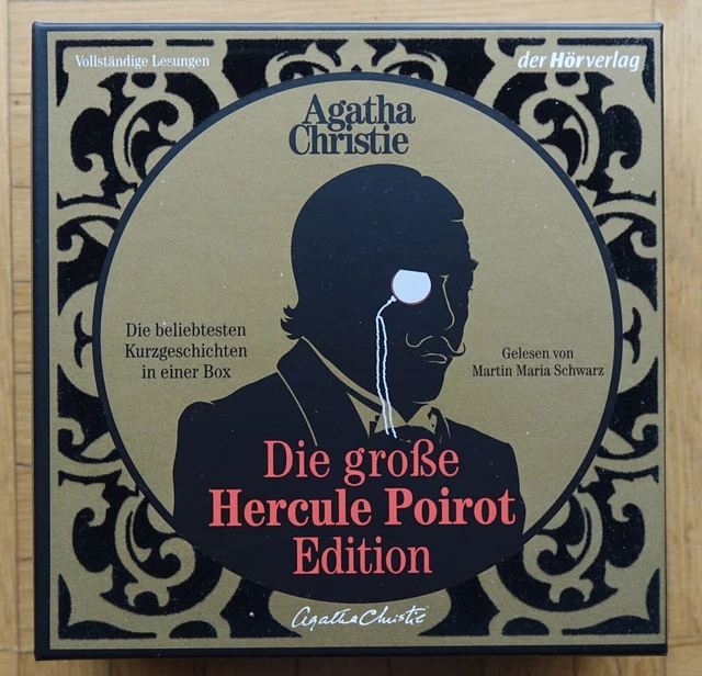 DIE GROSSE HERCULEPOIROTEDITION von Agatha Christie, 12 CDs, nur 1x