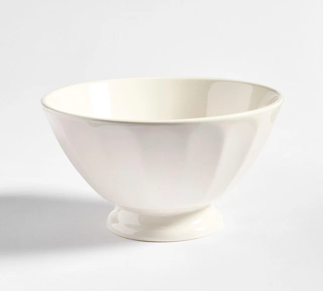 Heirloom Stoneware Soup Bowls Set of 4 - White