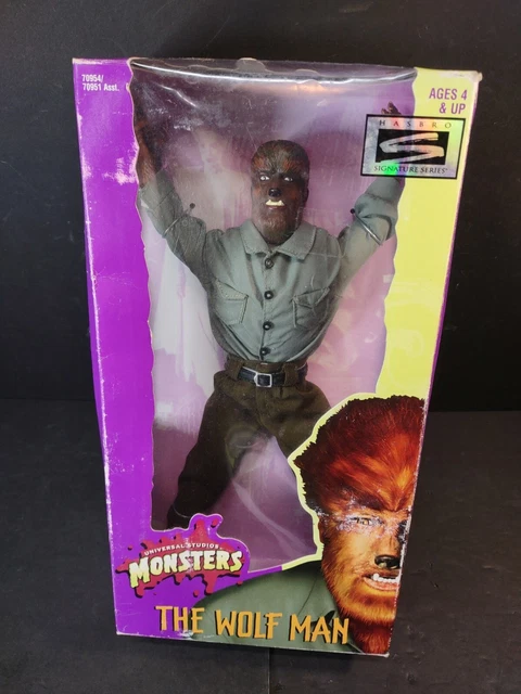 The Wolf Man 12” Kenner Hasbro Signature Series Universal Monsters Nib 1998 The Wolf Man 12” Kenner Hasbro Signature Series Universal Monsters Nib 1998