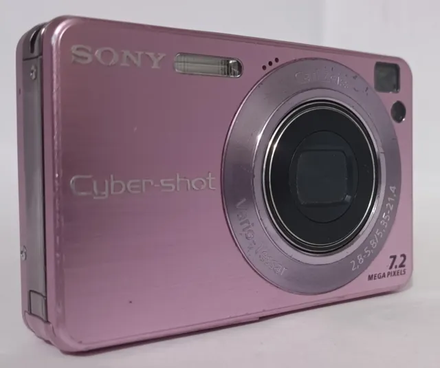 Sony Cybershot DSC-W120 Pink-Untested.