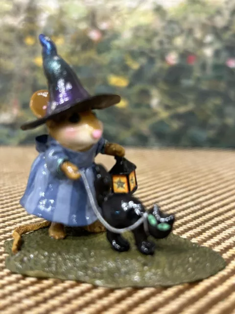 Adorable Wee Forest Folk M-280b The Witch’s Cat Walk 2007 With WFF Box