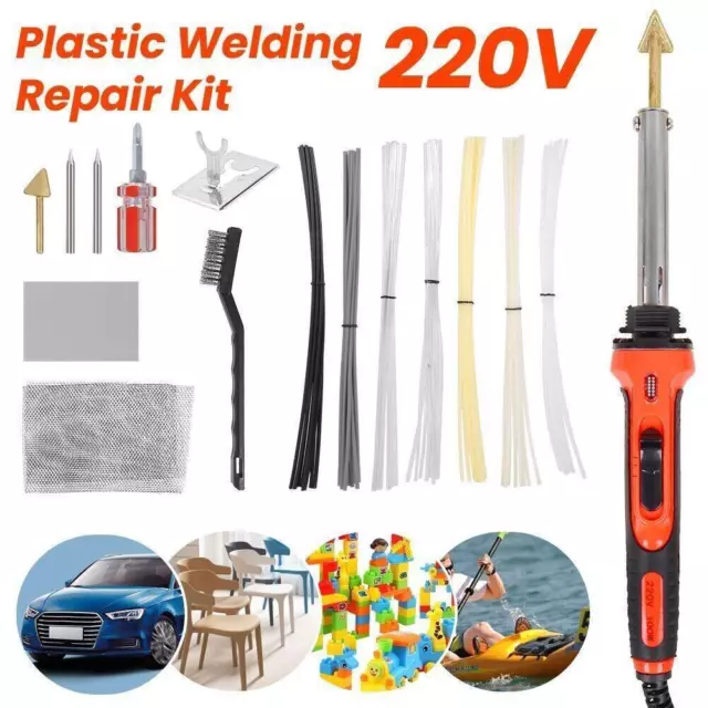 Welding Machine Kit 100W Car Plastic Repair Kit Welding Car Bumper