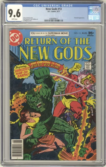 New Gods #13 CGC 9.6 HIGH GRADE DC Comic KEY Darkseid Appearance Bronze 35¢