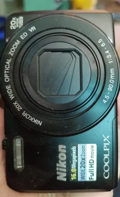Nikon COOLPIX S7000 Digital Camera - Untested, For Parts or Repair