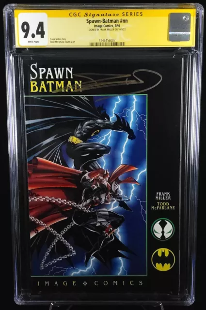 Spawn Batman NN CGC SS 9.4 Frank Miller Signed in 2020, Todd McFarlane art 5/94