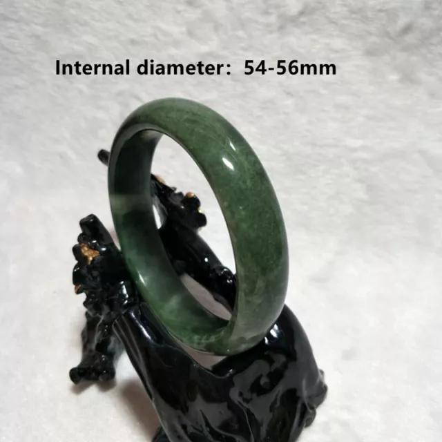 AAA Chinese Green Jade Beautiful Bangle Hand-Carved Bracelet 54mm-64mm