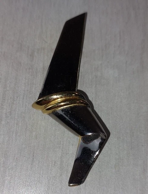 Broche Ancienne En Argent Massif 925 - Sabre Cimeterre Style Moyen-Orient - Occasion