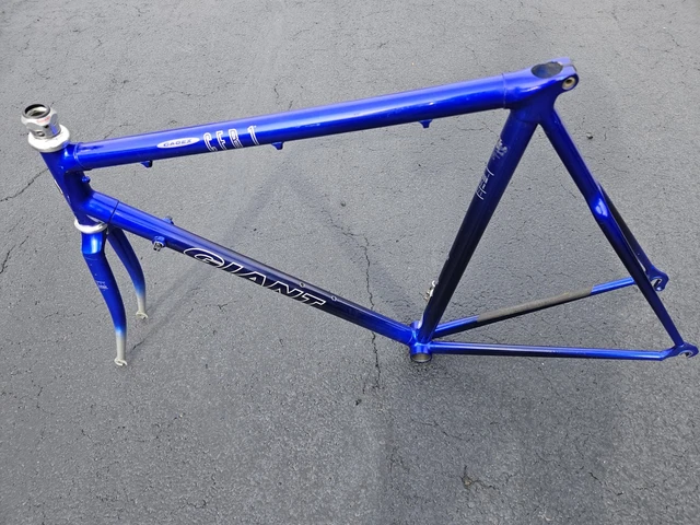 90'S GIANT CADEX CFR 1 57cm Carbon Frame, Aluminum Fork Nice With