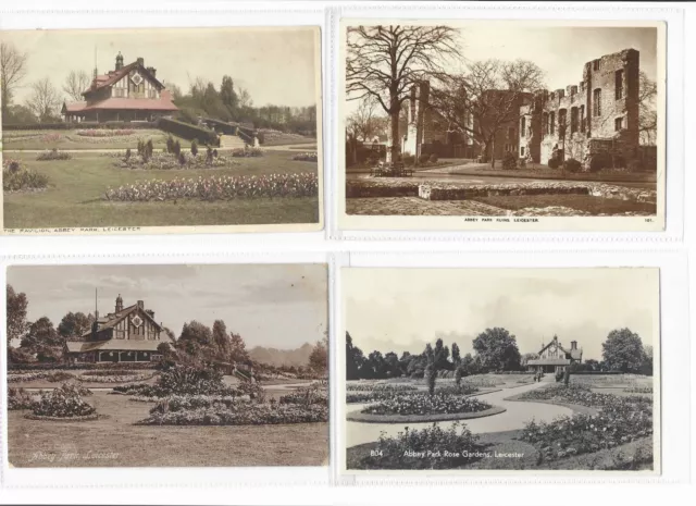 Leicester postcards, 1921-54, Abbey Park