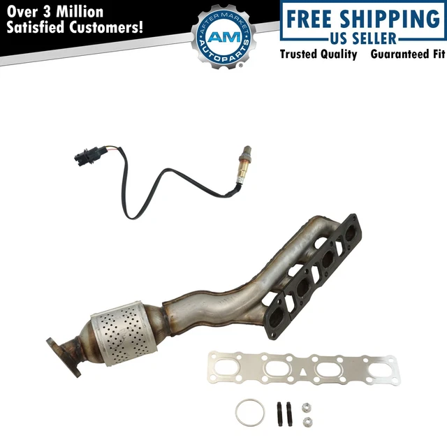 EXHAUST MANIFOLD CATALYTIC Converter w/ Oxygen Sensor RH Side for